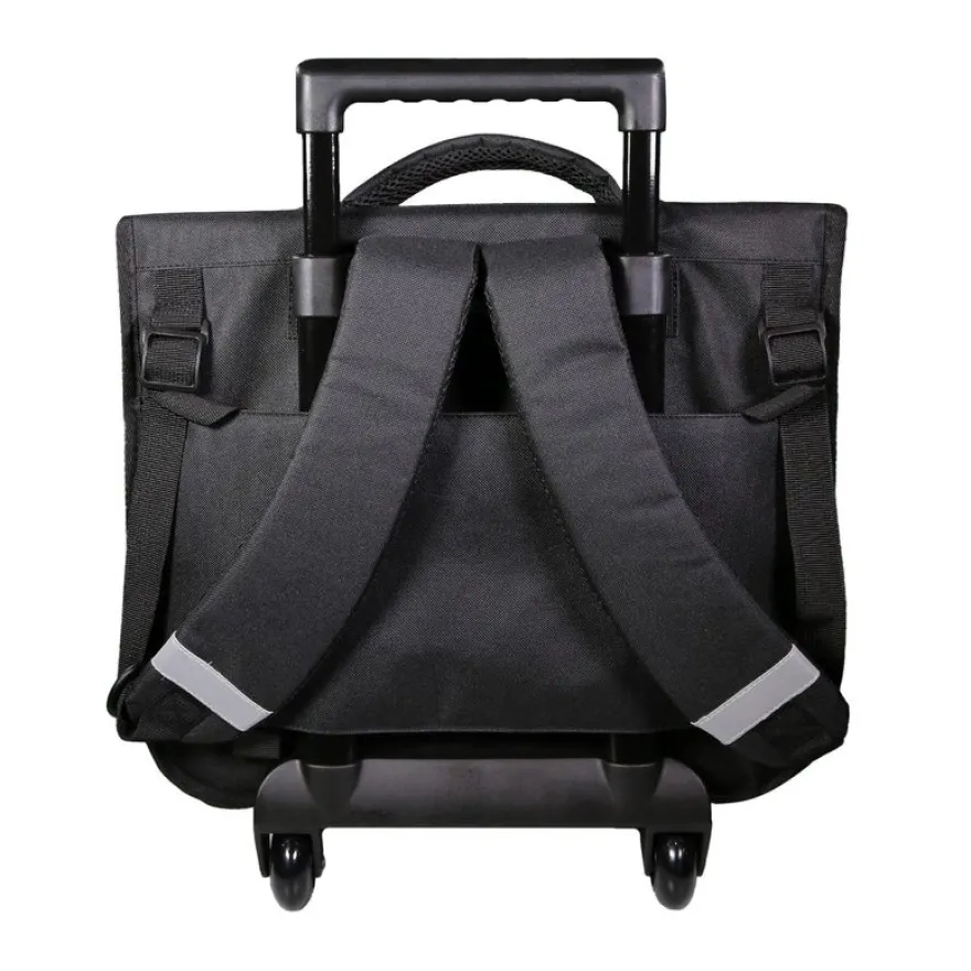 Cartable à roulettes Transformers - 2 compartiments - noir - Bagtrotter