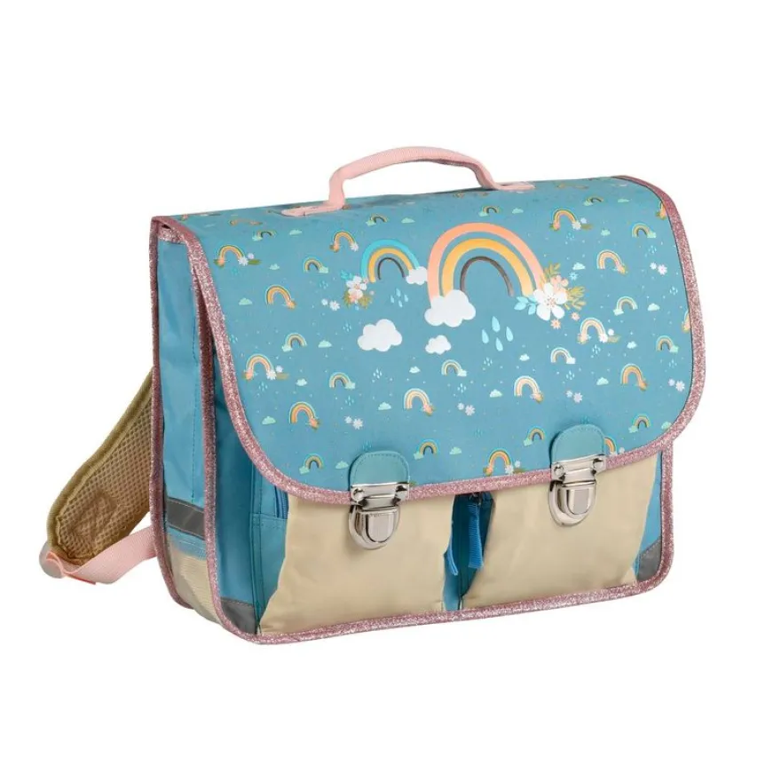 CARTABLE 38 VINTAGE - 2 COMPARTIMENTS Louise & Arthur - Météo - 38x30x14 cm
