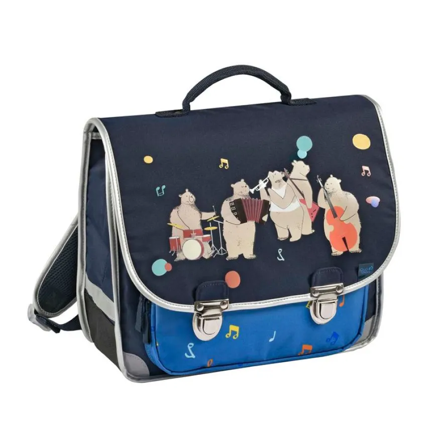 Cartable Animascot 36 cm - 2 compartiments - ours - Quo Vadis