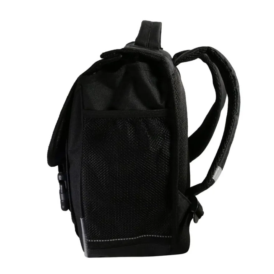 Cartable avec rabat réversible Jurassic World - 2 compartiments - noir - Bagtrotter