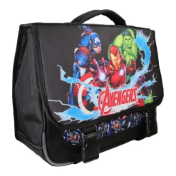 Cartable Avengers - 38 cm - 2 compartiments - Noir - Bagtrotter