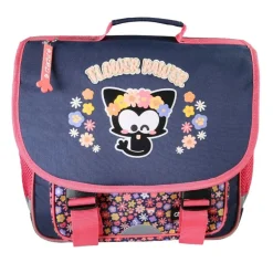 Cartable Chacha - 36 cm - 2 compartiments - Marine - Kid'Abord