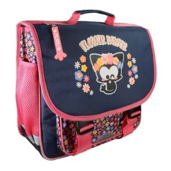 Cartable Chacha - 36 cm - 2 compartiments - Marine - Kid'Abord