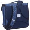 Cartable Chacha Miaou 36 cm - 2 compartiments - bleu - Kid'Abord