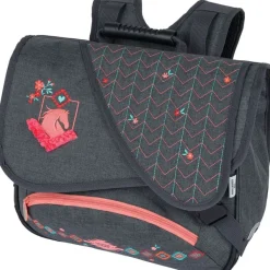 Cartable Cheval - 38 cm - 2 compartiments - gris chine - Oberthur