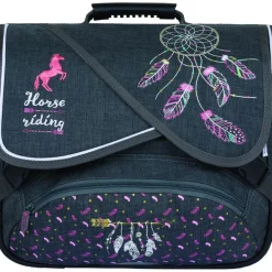 Cartable Cheval 38 cm - 2 compartiments - Oberthur