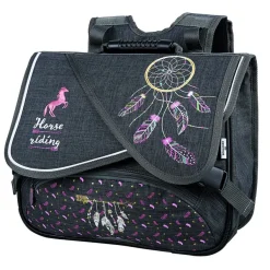 Cartable Cheval 38 cm - 2 compartiments - Oberthur