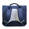 Cartable Cybel 38 cm - 2 compartiments - bleu marine et doré - Bagtrotter