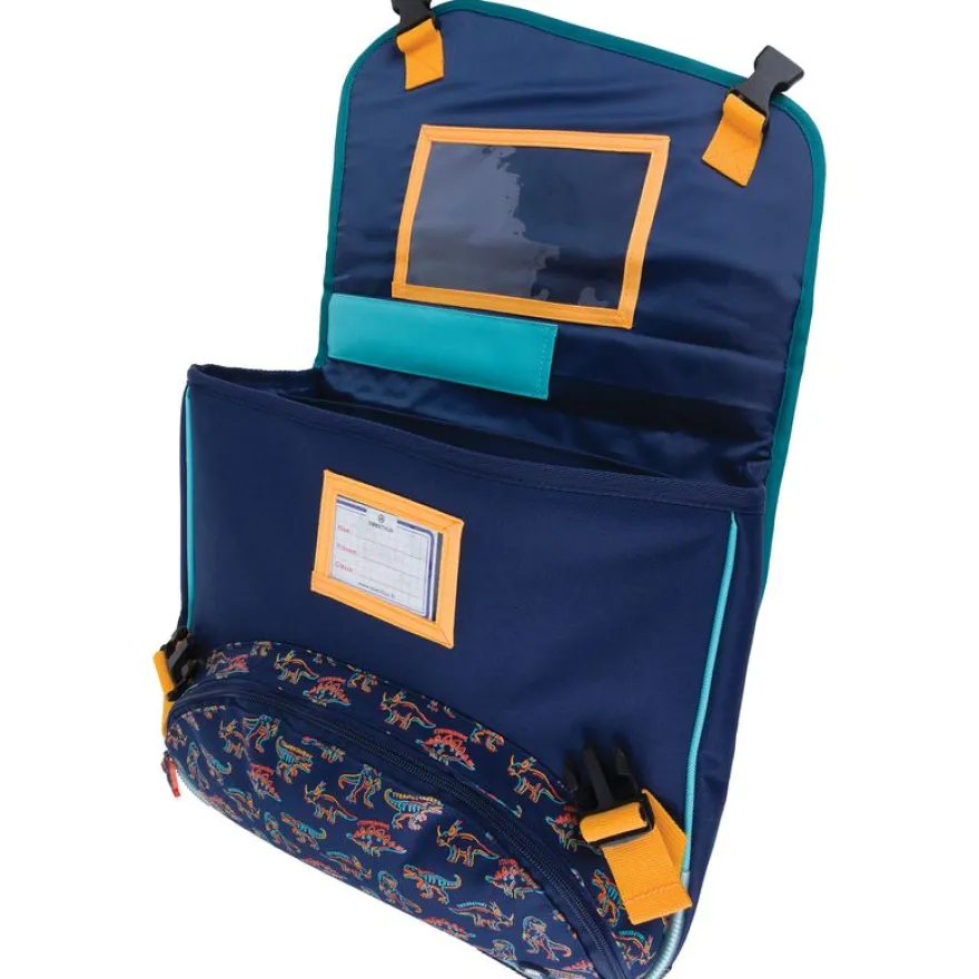 Cartable Dino - 38 cm - 2 compartiments - Oberthur