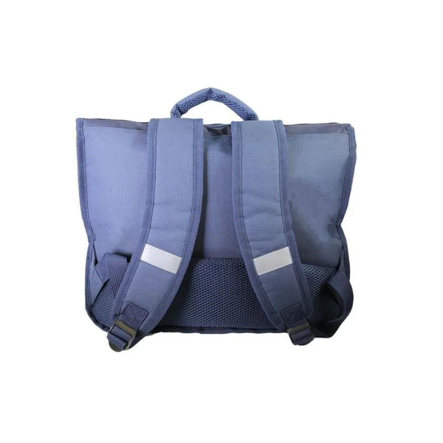 Cartable Dragon - 38 cm - 2 compartiments - Marine - Bagtrotter