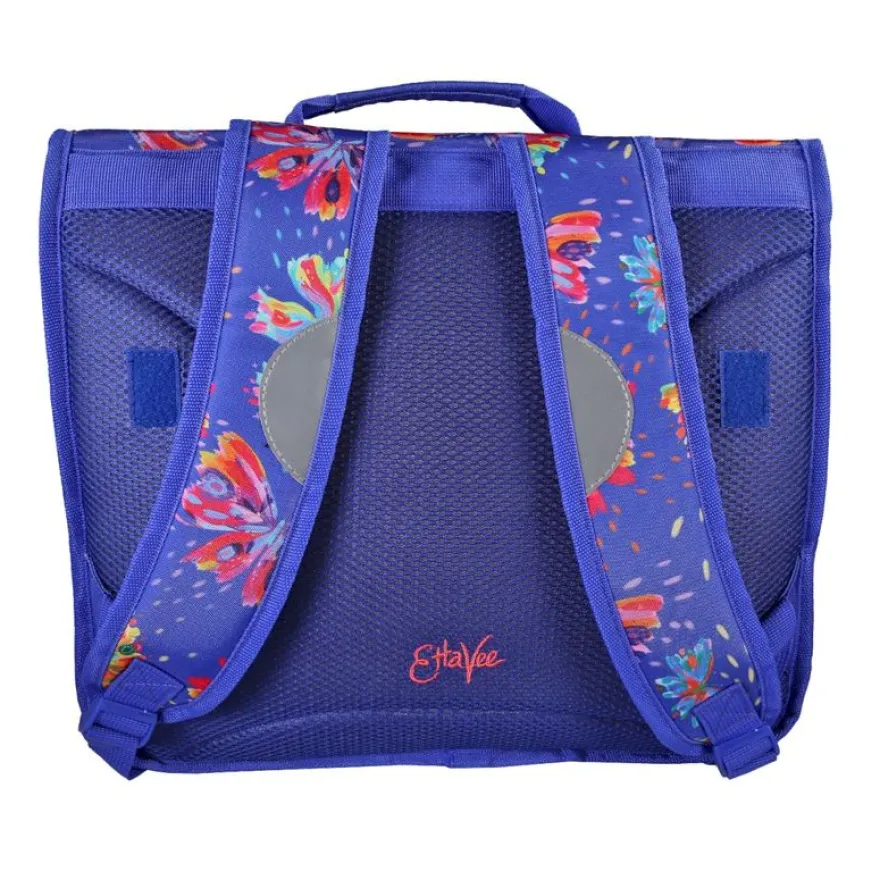 Cartable Ettavee - 38 cm - 2 compartiments - Bleu - Kid'Abord