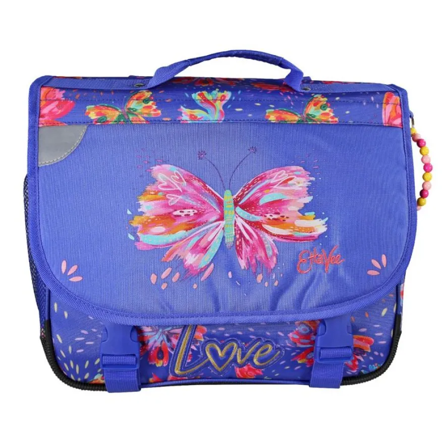 Cartable Ettavee - 38 cm - 2 compartiments - Bleu - Kid'Abord