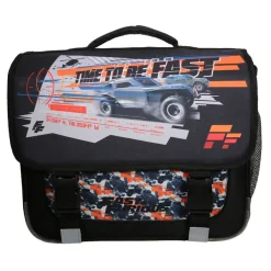 Cartable Fast and Furious - 38 cm - 2 compartiments - noir - Bagtrotter