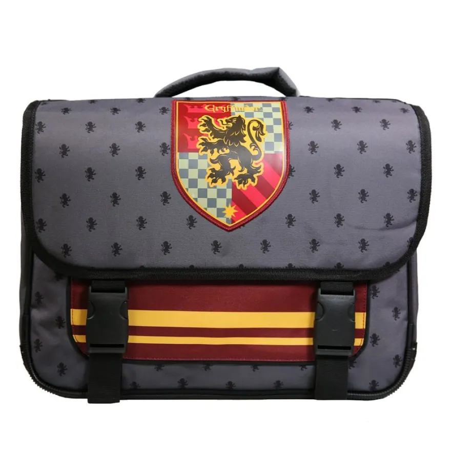 Cartable Harry Potter 38 cm - 2 compartiments - gris - Bagtrotter