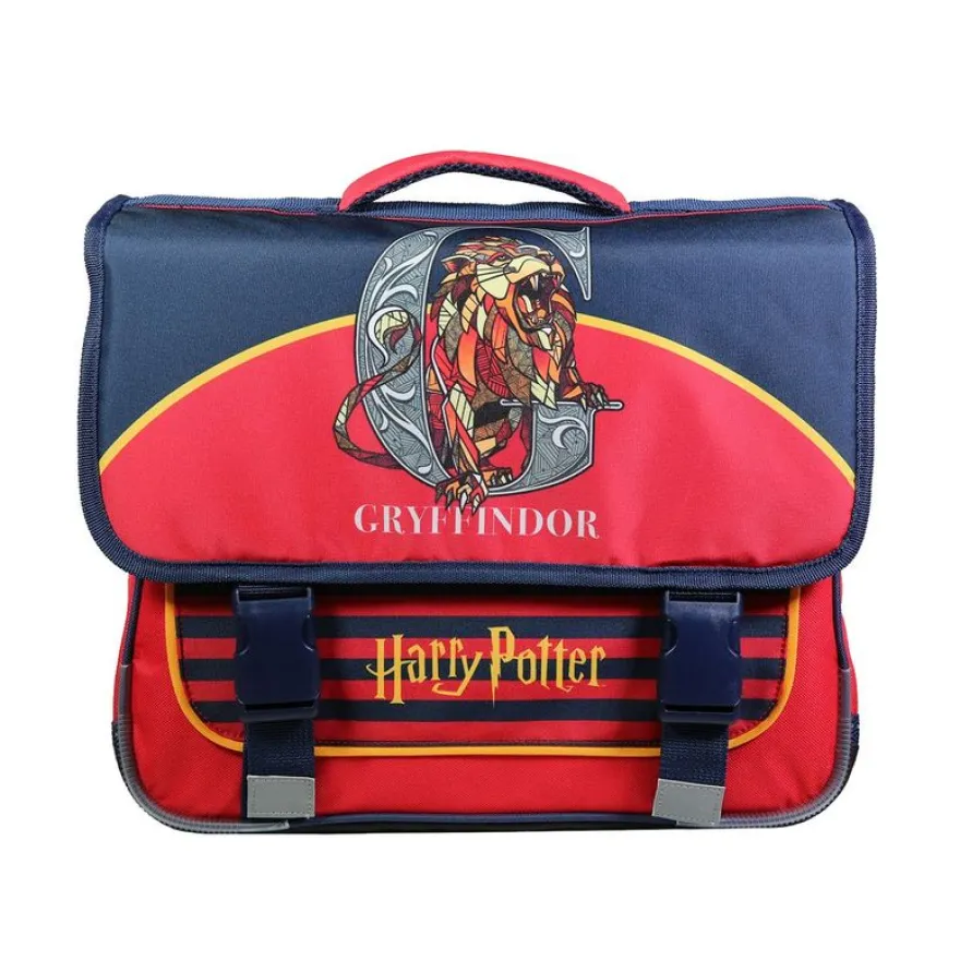 Cartable Harry Potter 38 cm - 2 compartiments - rouge - Bagtrotter
