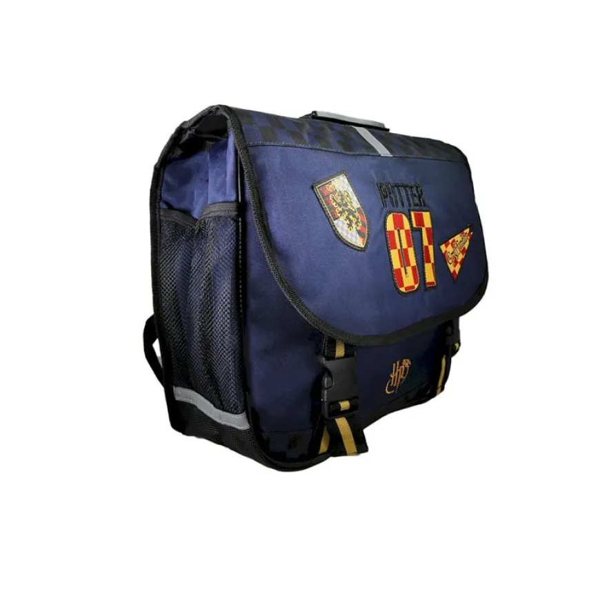 Cartable Harry Potter Quidditch - 38 cm - 2 compartiments - Marine - Kid'Abord