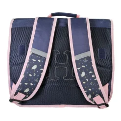 Cartable Hedwig - 38 cm - 2 compartiments - Marine - Kid'Abord