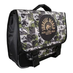 Cartable Jurassic World - 38 cm - 2 compartiments - Vert - Bagtrotter