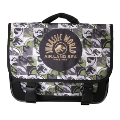 Cartable Jurassic World - 38 cm - 2 compartiments - Vert - Bagtrotter