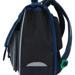 Cartable Kickers Boy - 38 cm - 2 compartiments - noir et gris chine - Oberthur