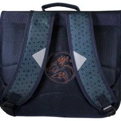 Cartable Kip Dragon - 38 cm - 2 compartiments - Marine - Kid'Abord