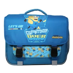 Cartable Les Minions - 38 cm - 2 compartiments - bleu - Bagtrotter