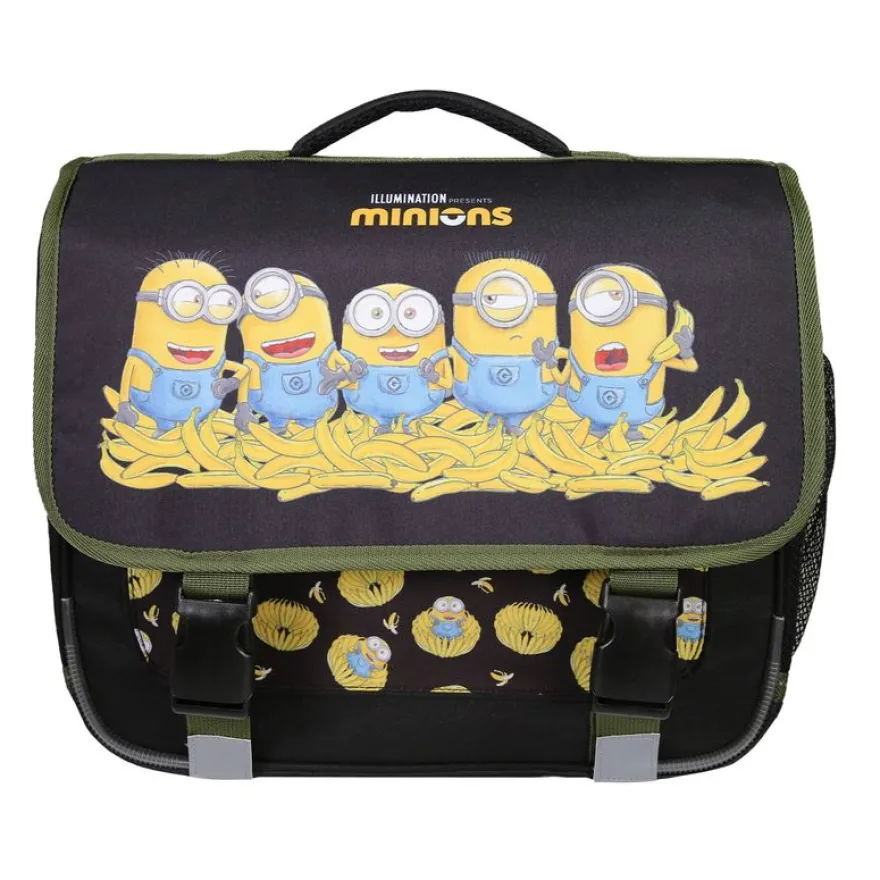 Cartable Les Minions - 38cm - 2 compartiments - noir - Bagtrotter