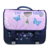 Cartable Lili Lou - 38 cm - 2 compartiments - violet - Bagtrotter