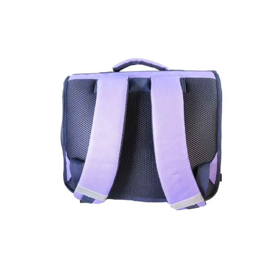 Cartable Lililou - 38 cm - 2 compartiments - Violet - Bagtrotter