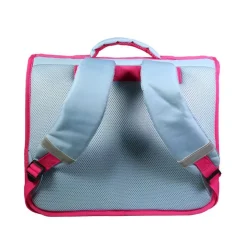 Cartable Lililou 38 cm - 2 compartiments - rose - Bagtrotter
