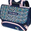 Cartable Little Marcel - 38 cm - 2 compartiments - marine - Oberthur