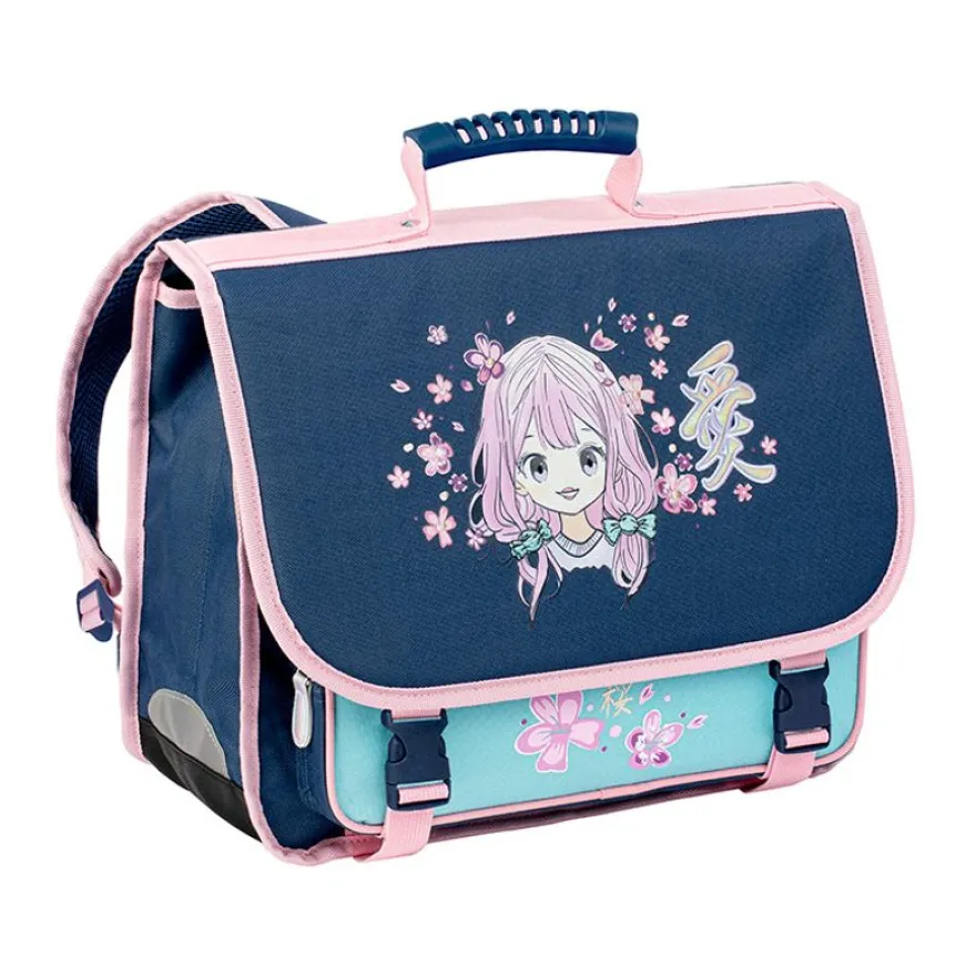 Cartable Manga 38 cm - 2 compartiments - Viquel