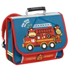 Cartable maternelle Mini Pompier - 35 cm - 1 compartiment - bleu - Viquel