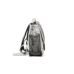 Cartable maternelle réversible Rocket - 35 cm - 1 compartiment - gris - Pol Fox