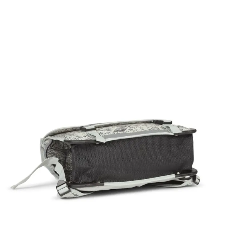 Cartable maternelle réversible Rocket - 35 cm - 1 compartiment - gris - Pol Fox