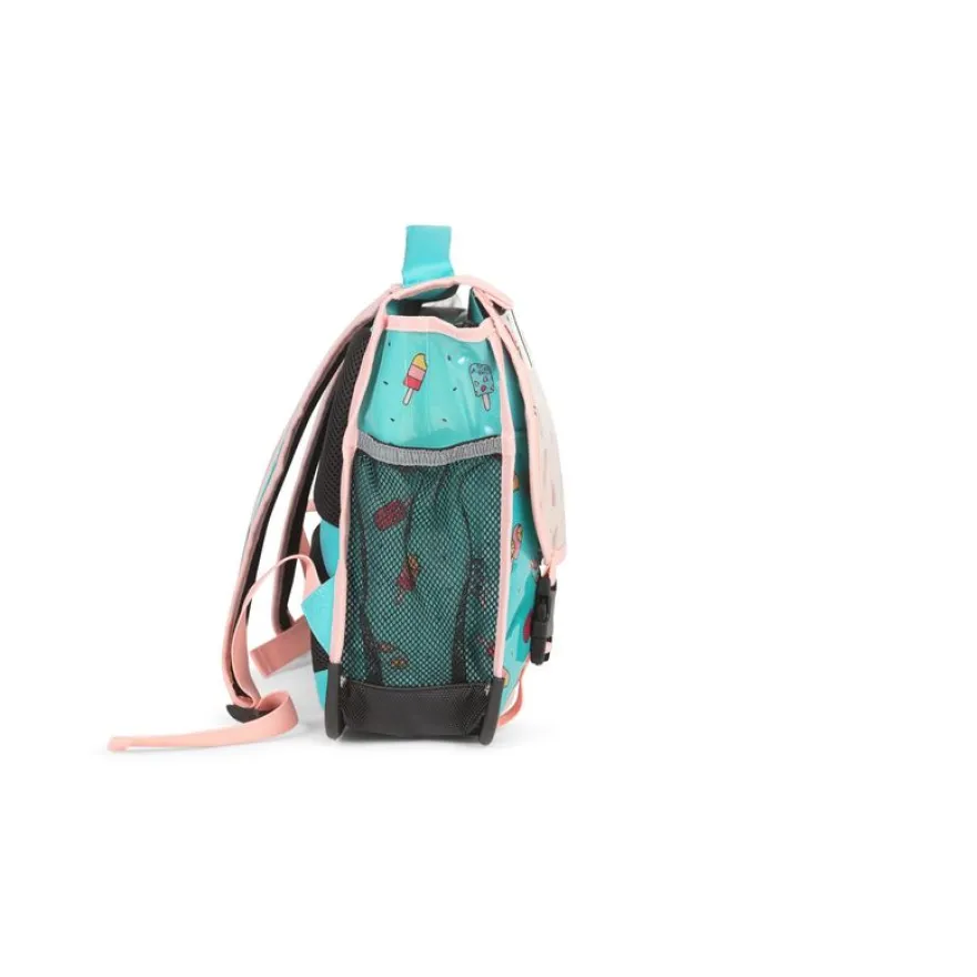 Cartable maternelle réversible Ice Pop - 35 cm - 1 compartiment - bleu - Pol Fox