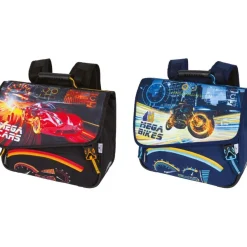 Cartable Megacars / Megabikes - 38 cm - 2 compartiments - 2 modèles disponibles - Oberthur