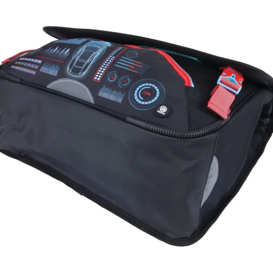 Cartable Megacars ou Megabikes - 38 cm - 2 compartiments - Oberthur