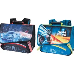Cartable Megacars ou Megabikes - 38 cm - 2 compartiments - Oberthur