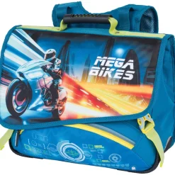 Cartable Megacars ou Megabikes - 38 cm - 2 compartiments - Oberthur