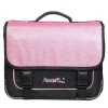 Cartable Miniseri 38 cm - 2 compartiments - rose - Bagtrotter