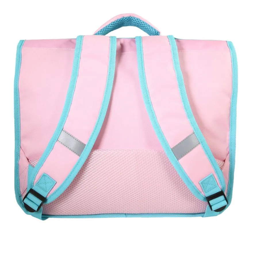 Cartable Minnie - 38cm - 2 compartiments - rose - Bagtrotter