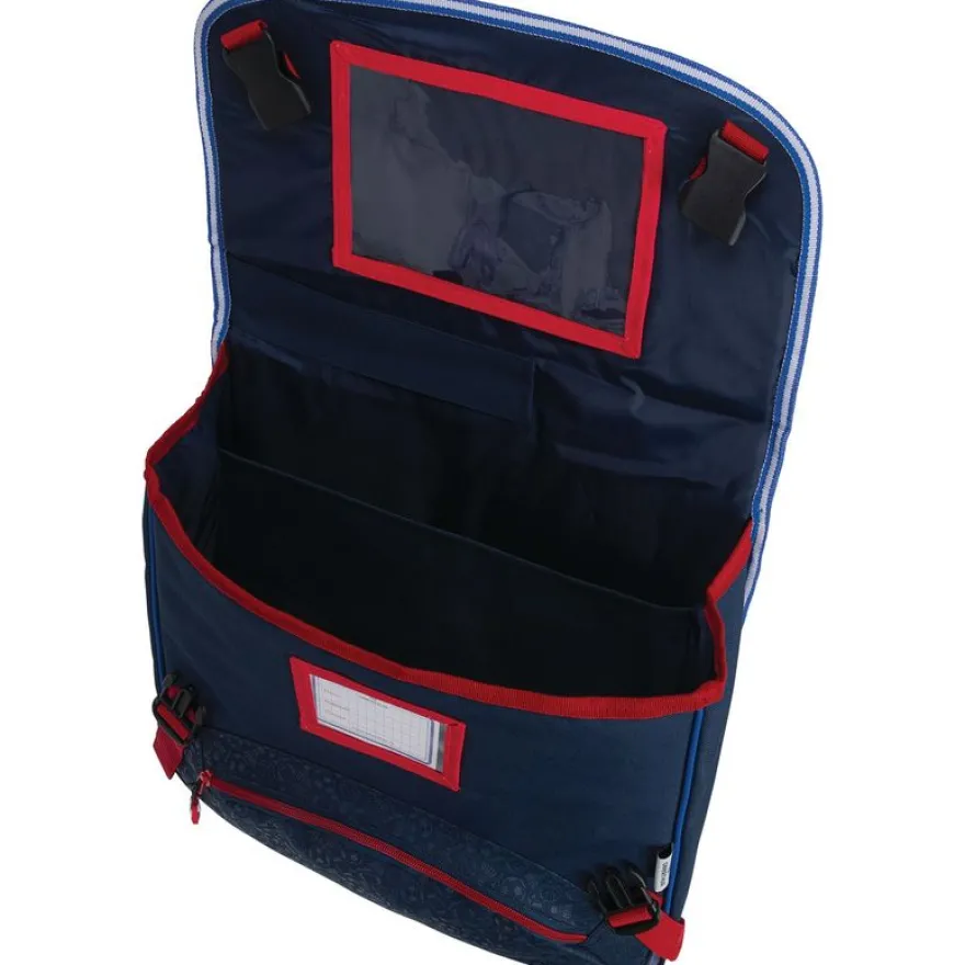 Cartable OB Sport - 38 cm - 2 compartiments - marine et gris anthracite - Oberthur