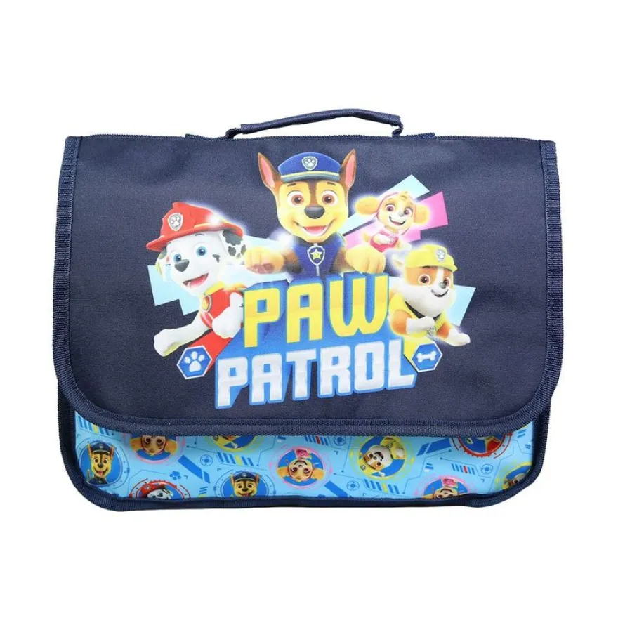 Cartable Pat'Patrouille 32 cm - 1 compartiment - bleu - Bagtrotter
