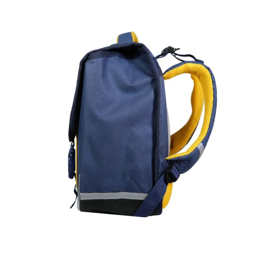 Cartable Phileas Dinosaure 38 cm - 2 compartiments - multicolore - Bagtrotter