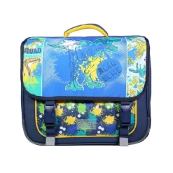 Cartable Phileas Dinosaure 38 cm - 2 compartiments - multicolore - Bagtrotter