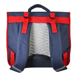 Cartable Phileas Voiture - 38 cm - 2 compartiments - Marine - Bagtrotter