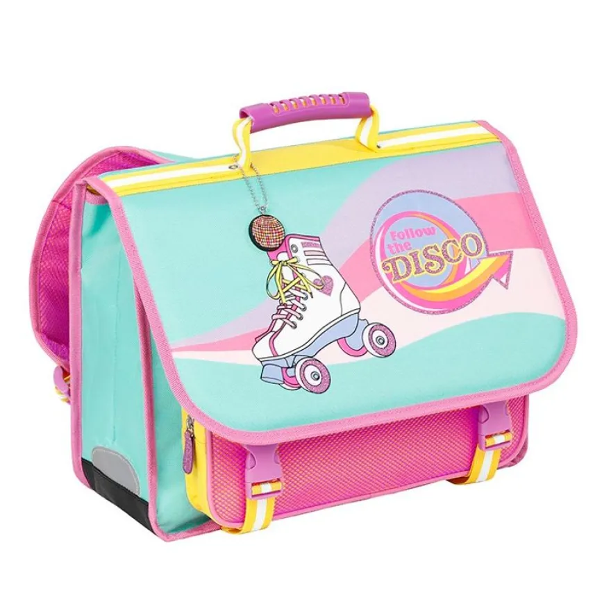 Cartable Roller Disco - 38 cm - 2 compartiments - bleu - Viquel