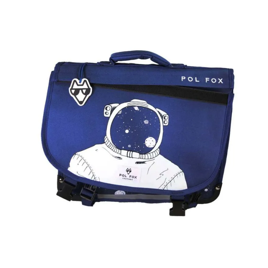 Cartable réversible 38 cm Cosmo - 2 compartiments - Marine - Pol Fox