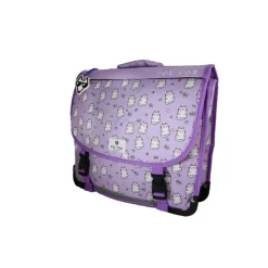Cartable réversible 35 cm Hello - 1 compartiment - Violet - Pol Fox